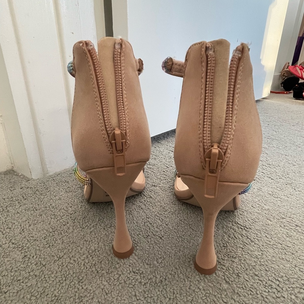 Multicolor Rhinestone sandals - Picture 3 of 3